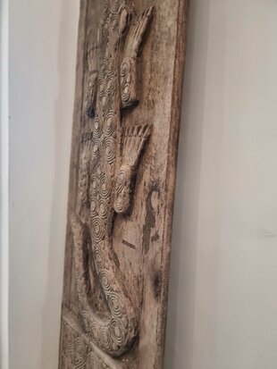 Dogon graanschuur deur origineel antiek stuk uit Mali 190x37cm 