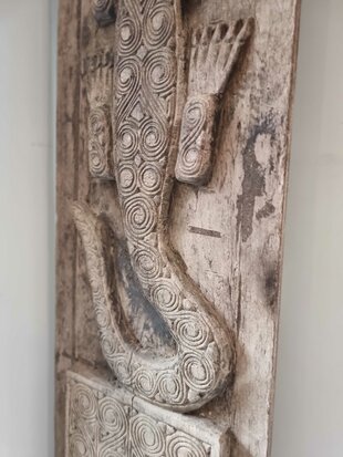 Dogon graanschuur deur origineel antiek stuk uit Mali 190x37cm 