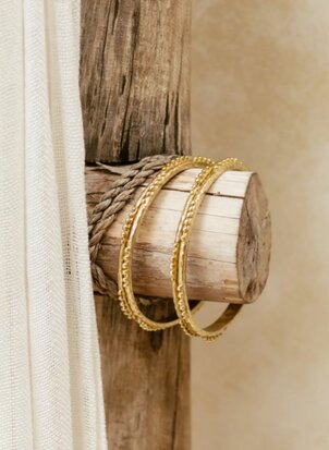 Raja bangles gold brass - Nakila Collective