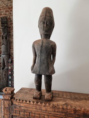 Oud beeld uit Ghana, afkomstig uit de collectie van Fofana Sankoung