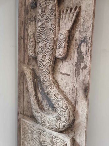 Dogon graanschuur deur origineel antiek stuk uit Mali 190x37cm 