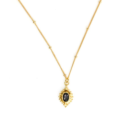 Onyx pendant necklace